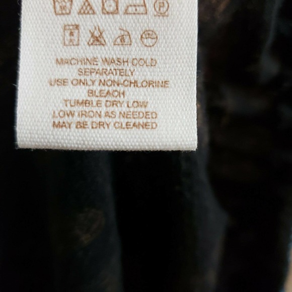 Free People Medallion Printed Top Linen Blend  XS - Picture 9 of 10